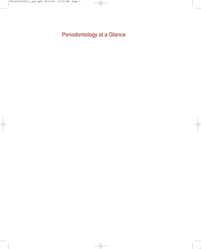 Periodontology at a Glance cover