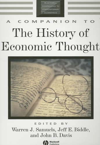 A Companion to the History of Economic Thought cover