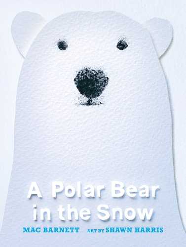 A Polar Bear in the Snow cover