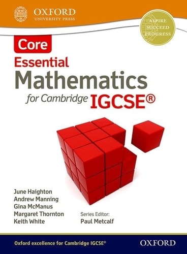 Mathematics for Cambridge IGCSE Core cover
