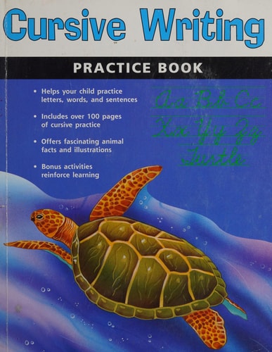 Cursive Writing Practice Book (Flash Kids Harcourt Family Learning) cover