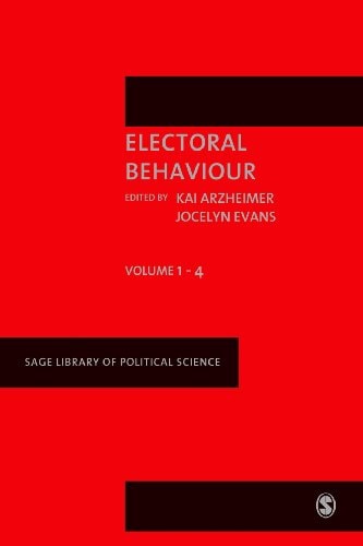 Electoral Behaviour (SAGE Library of Political Science) cover