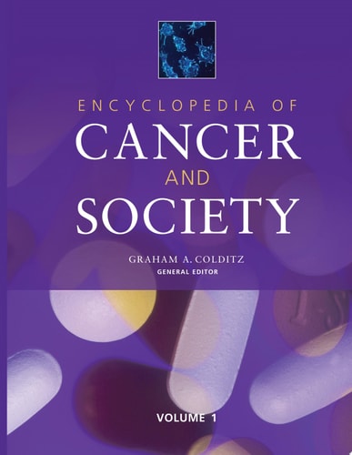 Encyclopedia of Cancer and Society cover