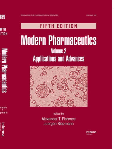 Modern Pharmaceutics: Basic principles and systems cover