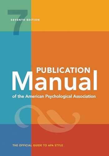 Publication Manual of the American Psychological Association cover