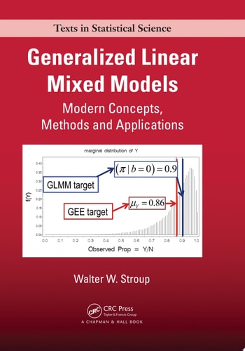 Generalized Linear Mixed Models Modern Concepts, Methods and Applications cover
