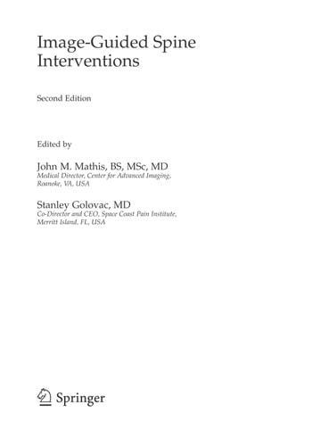 Image-Guided Spine Interventions cover
