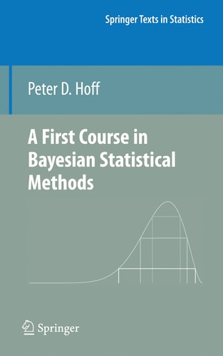 A First Course in Bayesian Statistical Methods cover