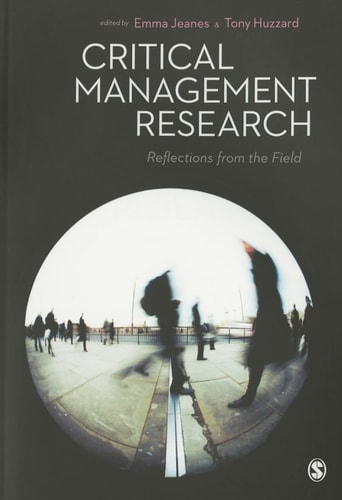 Critical Management Research Reflections from the Field cover