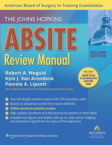 The Johns Hopkins ABSITE Review Manual cover