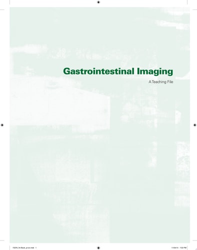 Gastrointestinal Imaging A Teaching File cover