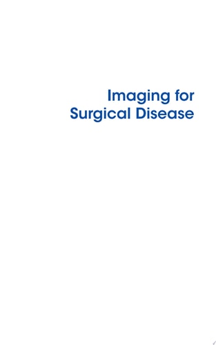 Imaging For Surgical Disease cover