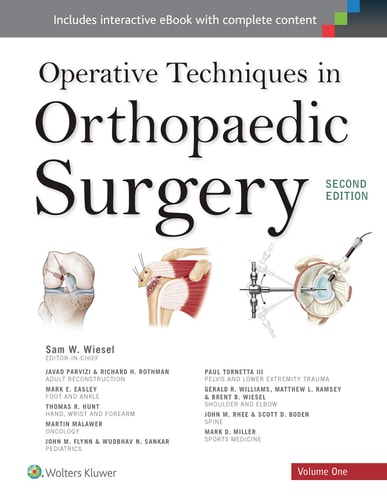 Operative Techniques in Orthopaedic Surgery cover