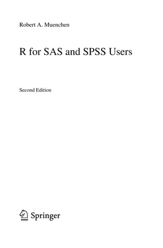 R for SAS and SPSS Users cover
