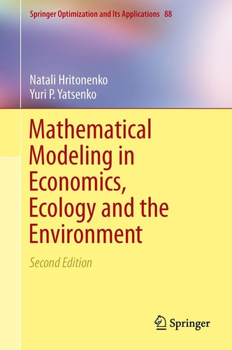 Mathematical Modeling in Economics, Ecology and the Environment cover