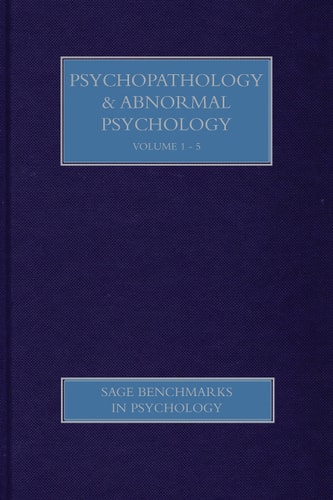 Psychopathology & Abnormal Psychology cover