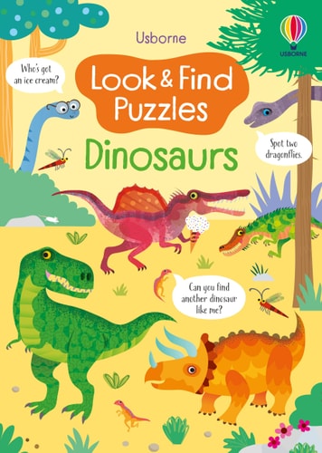 Look and Find Puzzles: Dinosaurs cover