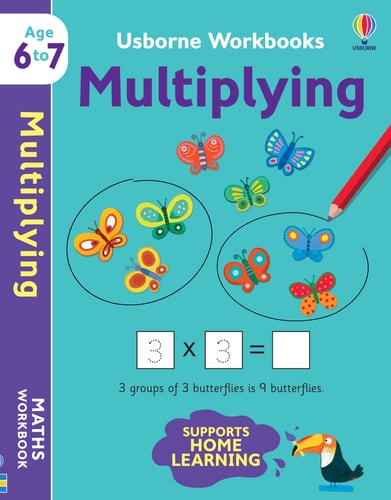 Usborne Workbooks Multiplying 607 cover