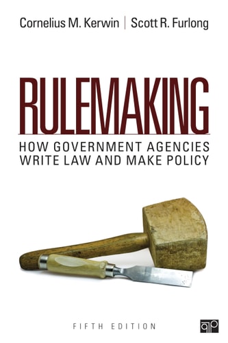 Rulemaking How Government Agencies Write Law and Make Policy cover
