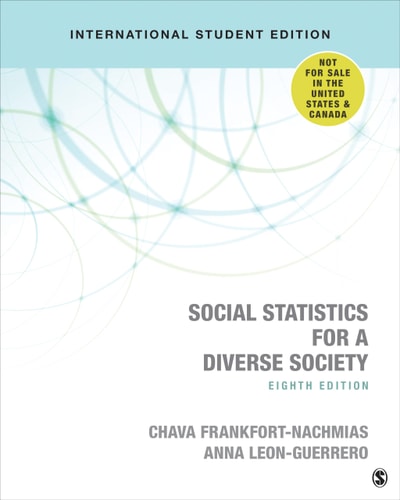 Social Statistics for a Diverse Society cover