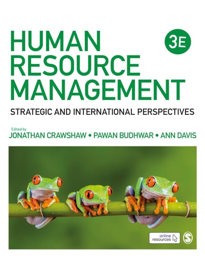 Human Resource Management Strategic and International Perspectives cover