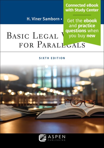 Basic Legal Writing for Paralegals cover