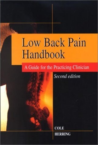 The Low Back Pain Handbook A Guide for the Practicing Clinician cover