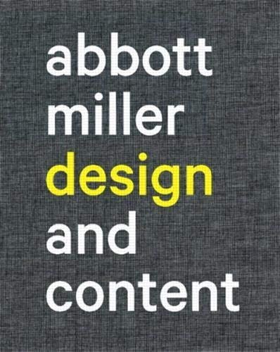 Abbott Miller Design and Content cover