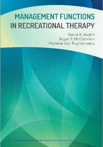 Management Functions in Recreational Therapy cover