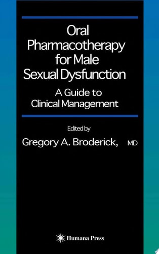 Oral Pharmacotherapy for Male Sexual Dysfunction A Guide to Clinical Management cover
