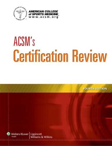 ACSM's Certification Review cover