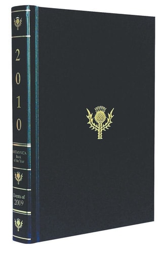 Encyclopaedia Britannica Book of the Year 2010 cover