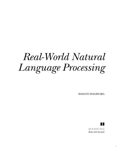 Real-World Natural Language Processing Practical Applications with Deep Learning cover