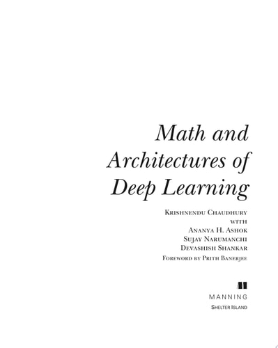 Math and Architectures of Deep Learning cover