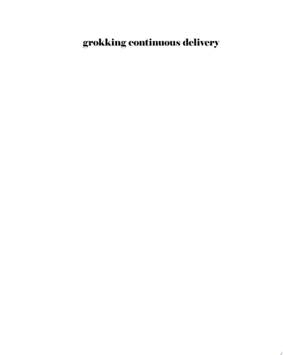 Grokking Continuous Delivery cover