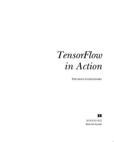 TensorFlow in Action cover
