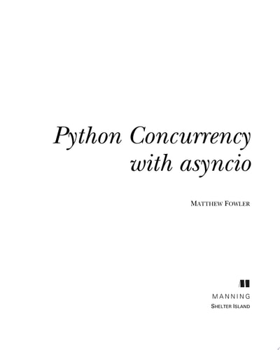 Python Concurrency with Asyncio cover