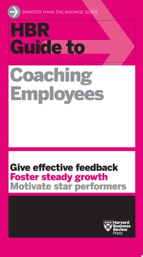 HBR Guide to Coaching Employees cover