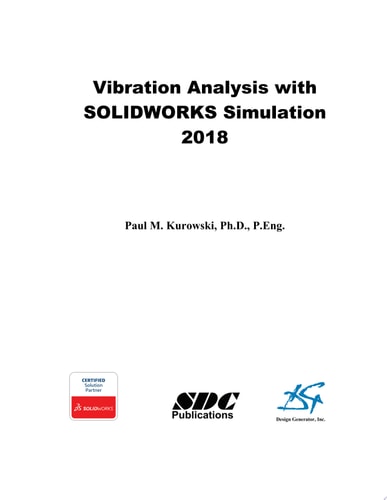 Vibration Analysis with SOLIDWORKS Simulation 2018 cover
