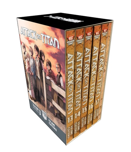 Attack on Titan Season 3 Part 1 Manga Box Set cover