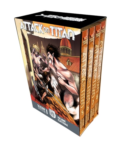 Attack on Titan Season 1 Part 2 Manga Box Set cover