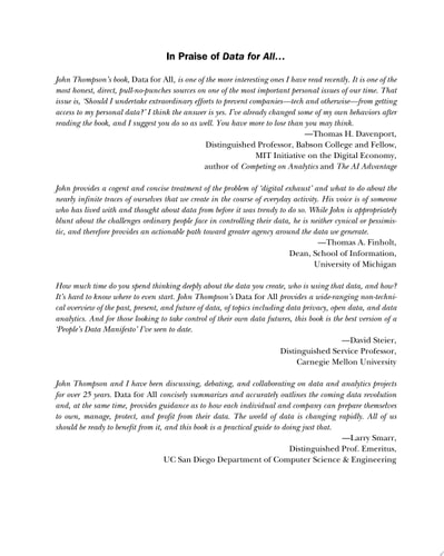 Data for All cover