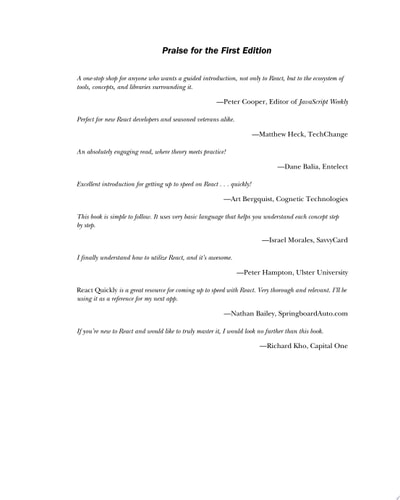 React Quickly, Second Edition cover