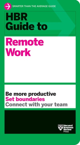 HBR Guide to Remote Work cover