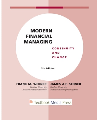 Modern Financial Managing Continuity and Change cover