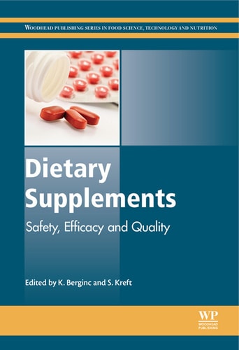 Dietary Supplements: Safety, Efficacy and Quality cover