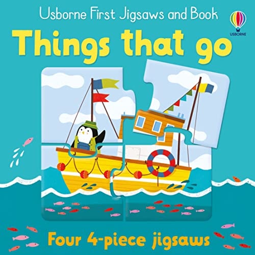 Usborne First Jigsaws: Things That Go cover