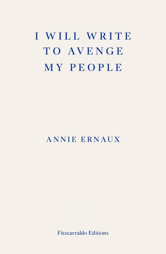 I Will Write to Avenge My People - WINNER of the 2022 NOBEL PRIZE in LITERATURE The Nobel Lecture cover