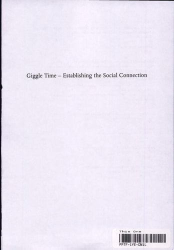 Giggle Time - Establishing the Social Connection A Program to Develop the Communication Skills of Children with Autism cover