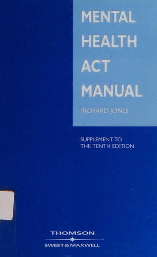 Mental Health Act Manual cover